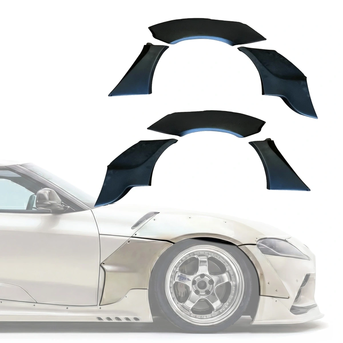 FRP TKYO 1.5 Wide Body Fender Flares (front) 70mm > Toyota Supra (A90) 2020-2025 - 109302