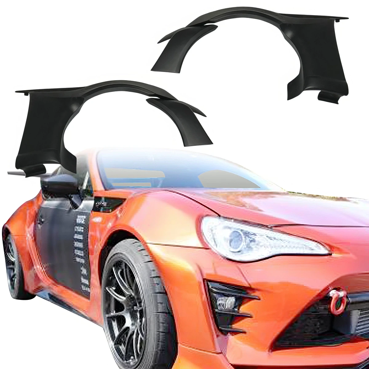 FRP AG T2 Wide Body Fenders (front) 4pc 50mm > Subaru BRZ 2013-2021 - 109355