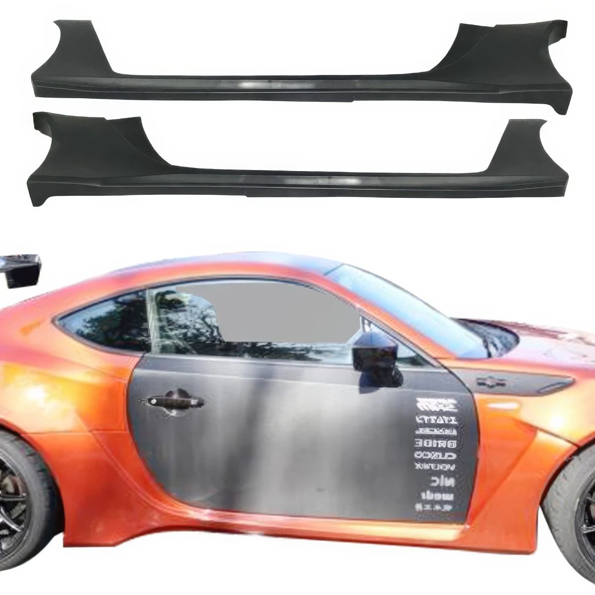 FRP AG T2 Wide Body Side Skirts > Subaru BRZ 2013-2021 - 109356