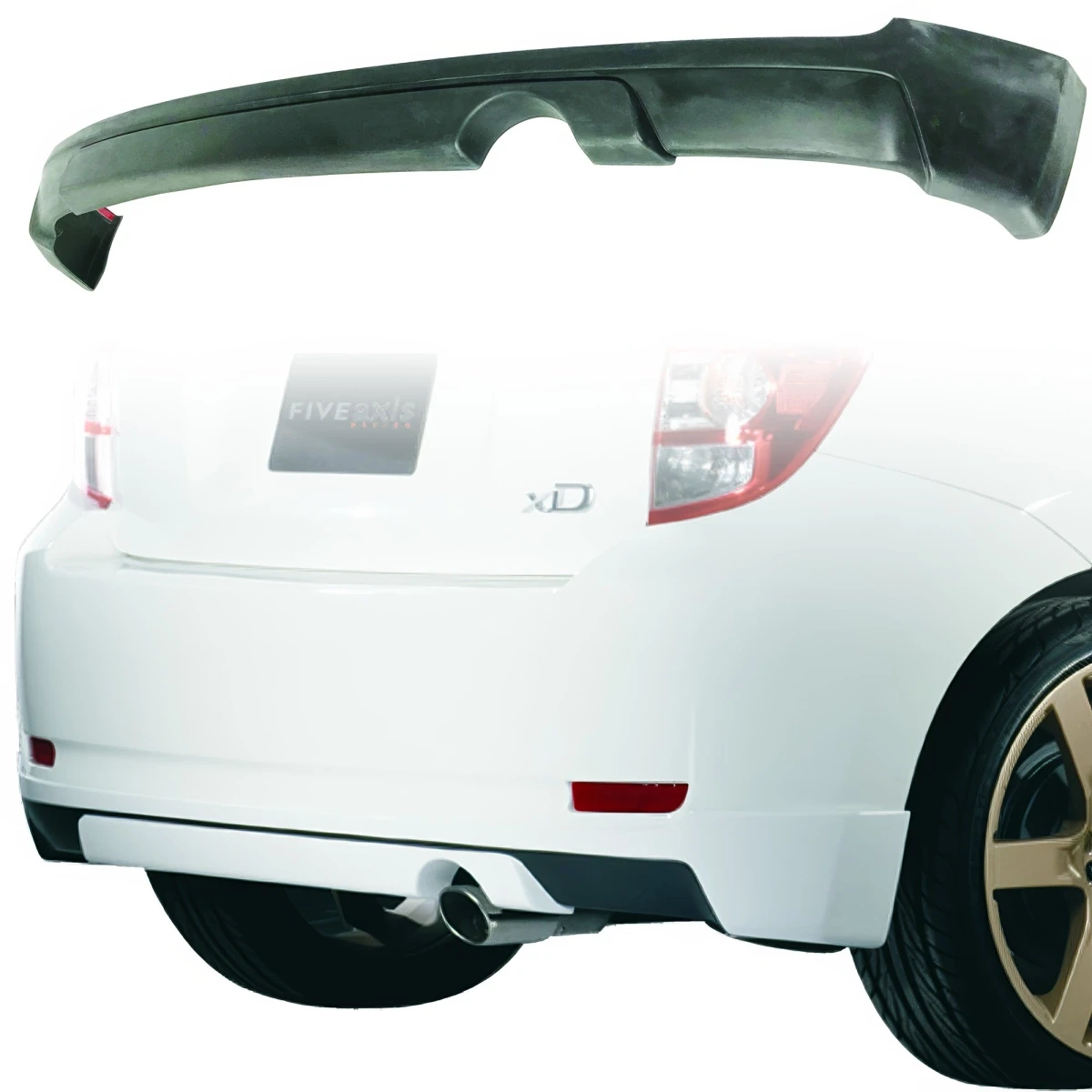 Polyurethane 5AXI Rear Lip Valance > Scion xD 2008-2011 - 200382