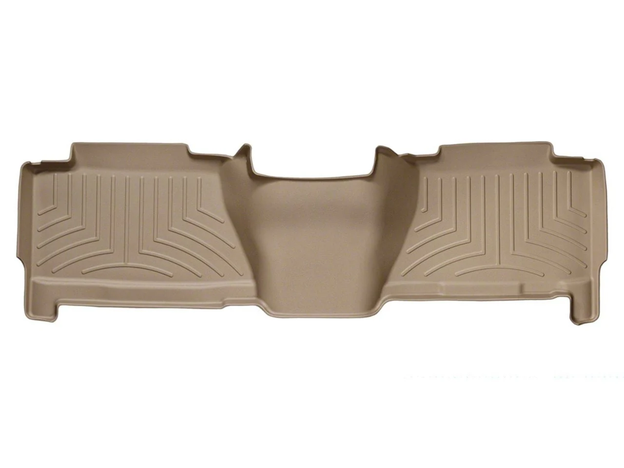 Weathertech DigitalFit Rear Floor Liner; Tan (04-06 Silverado 1500 Crew Cab)