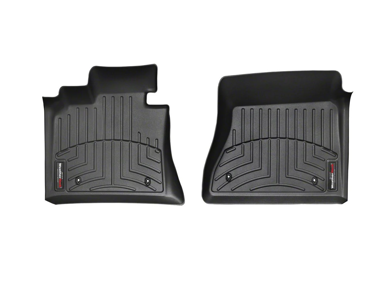 Weathertech DigitalFit Front Floor Liners; Black (11-16 F-350 Super Duty SuperCab, SuperCrew)
