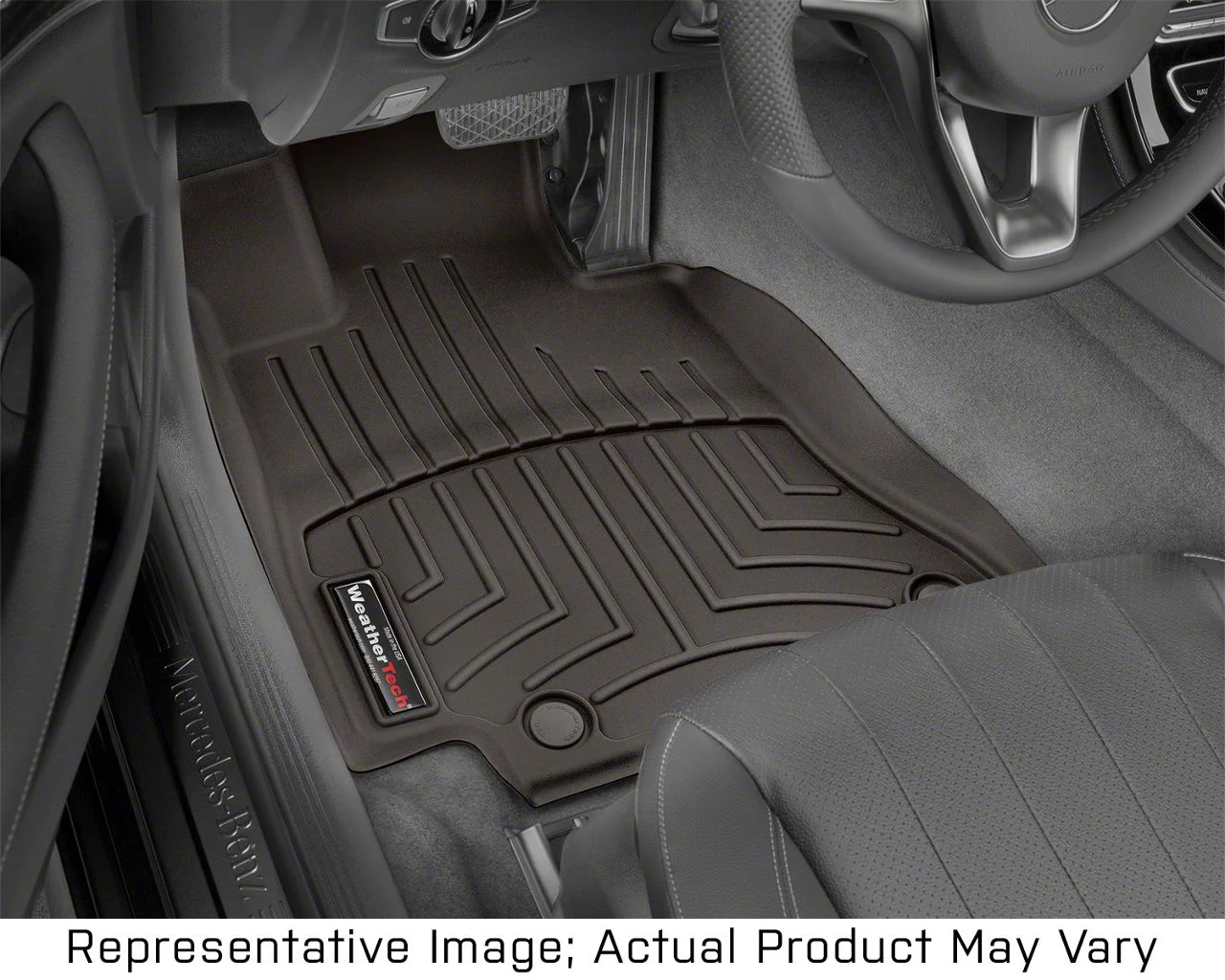 Weathertech DigitalFit Front Floor Liners; Cocoa (17-26 F-350 Super Duty SuperCab, SuperCrew)