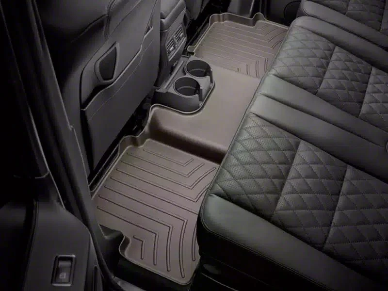Weathertech Rear Floor Liner HP; Cocoa (19-26 RAM 1500 Crew Cab w/o Rear Underseat Storage)
