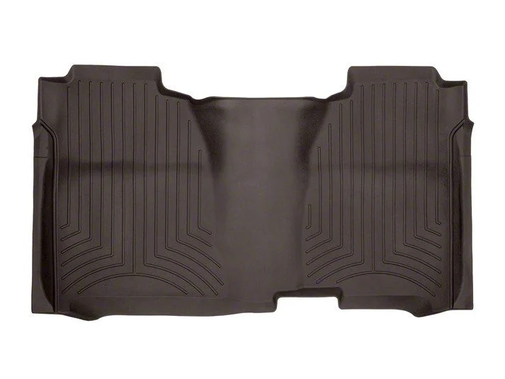 Weathertech Rear Floor Liner HP; Cocoa (14-18 Sierra 1500 Crew Cab)