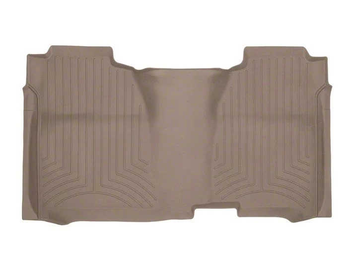 Weathertech Rear Floor Liner HP; Tan (14-18 Sierra 1500 Crew Cab)