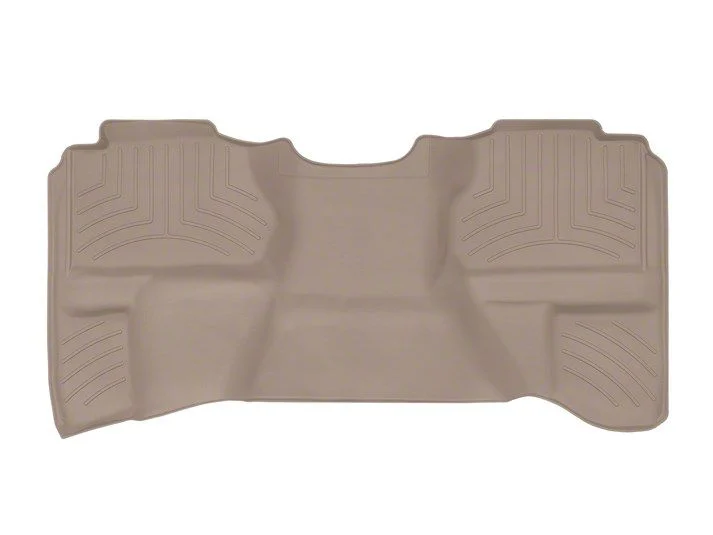 Weathertech Rear Floor Liner HP; Tan (07-13 Sierra 1500 Extended Cab)