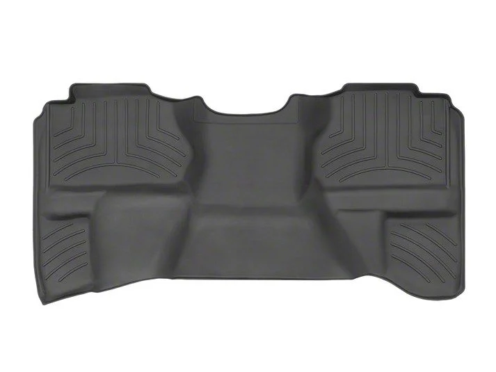 Weathertech Rear Floor Liner HP; Black (07-14 Sierra 2500 HD Extended Cab)