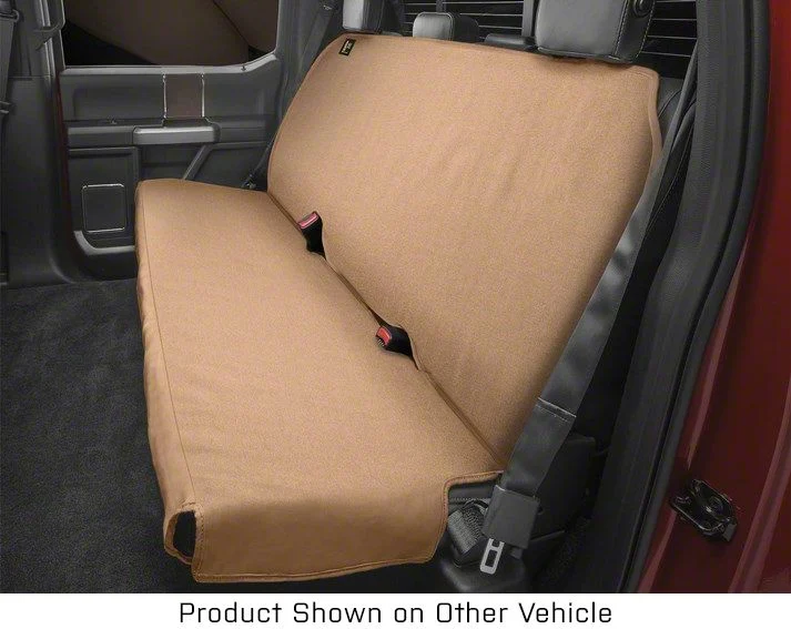 Weathertech Second Row Seat Protector; Tan (11-16 F-250 Super Duty SuperCab; 17-26 F-250 Super Duty SuperCab, SuperCrew)