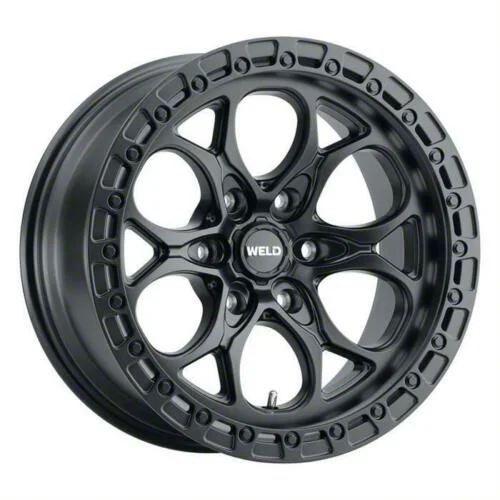 Weld Off-Road Ledge Six Satin Black 6-Lug Wheel; 20x10; -18mm Offset (04-08 F-150)