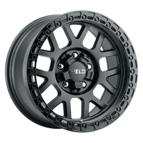 Weld Off-Road Cinch Gloss Black Milled 6-Lug Wheel; 17x10; -25mm Offset (07-13 Sierra 1500)