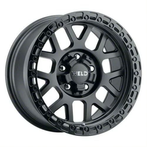 Weld Off-Road Cinch Gloss Black Milled 6-Lug Wheel; 17x10; -25mm Offset (07-13 Silverado 1500)
