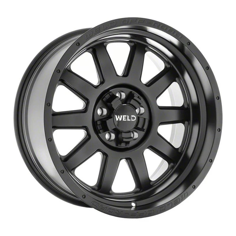 Weld Off-Road Stealth Satin Black 5-Lug Wheel; 20x9; 20mm Offset (02-08 RAM 1500, Excluding Mega Cab)