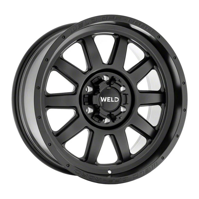 Weld Off-Road Stealth Satin Black 6-Lug Wheel; 20x9; 0mm Offset (07-13 Sierra 1500)