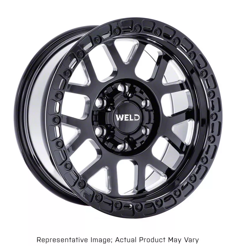 Weld Off-Road Cinch Satin Bronze with Satin Black Ring 6-Lug Wheel; 17x10; -25mm Offset (09-14 F-150)