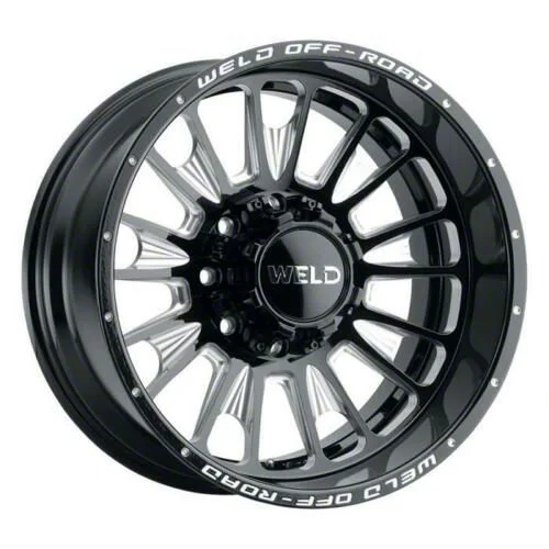 Weld Off-Road Scorch Gloss Black Milled 6-Lug Wheel; 20x9; 0mm Offset (19-26 RAM 1500)