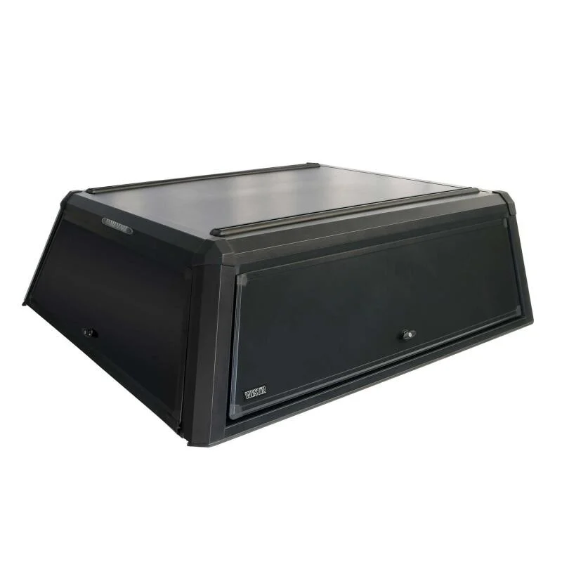 Westin EXP Truck Cap COMPLETE KIT A + BS (21-25 Ford F-150/Lightning/Raptor CC 5.5ft. Bed) - Black