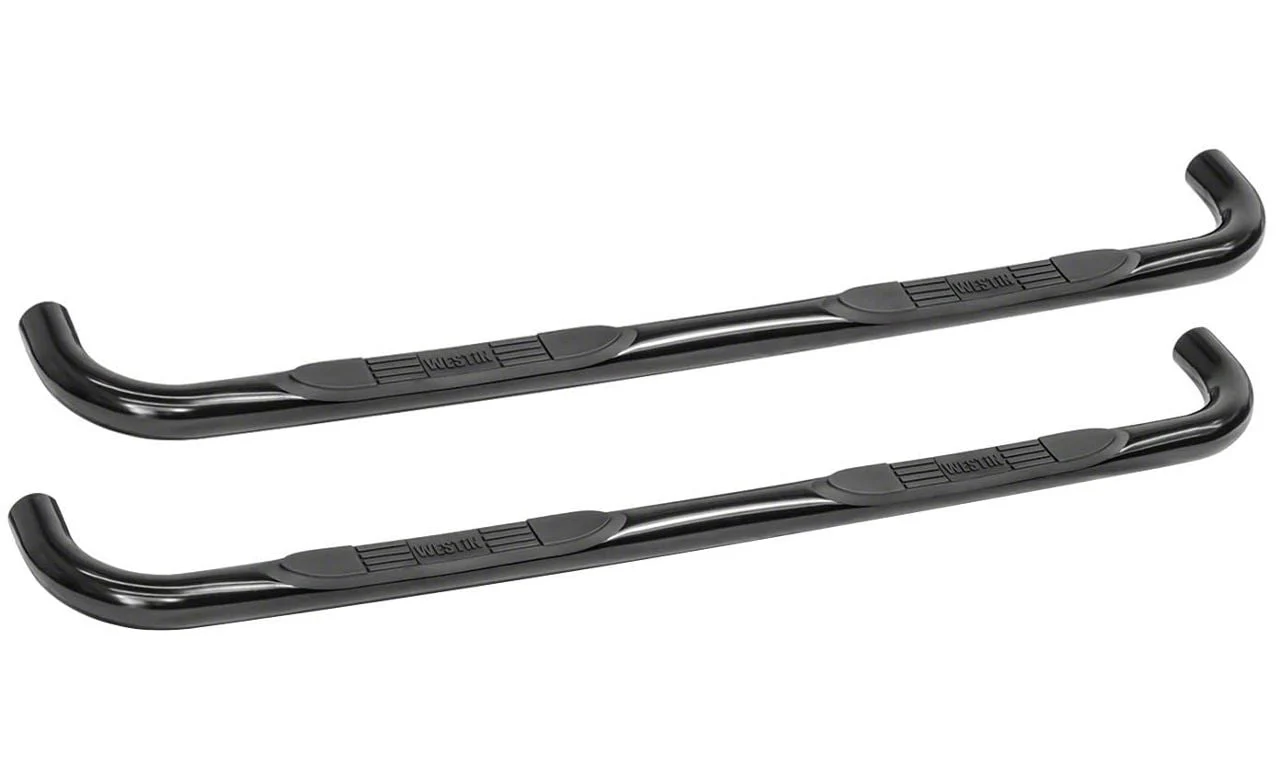 E-Series 3-Inch Nerf Side Step Bars; Black (04-08 F-150 SuperCab)