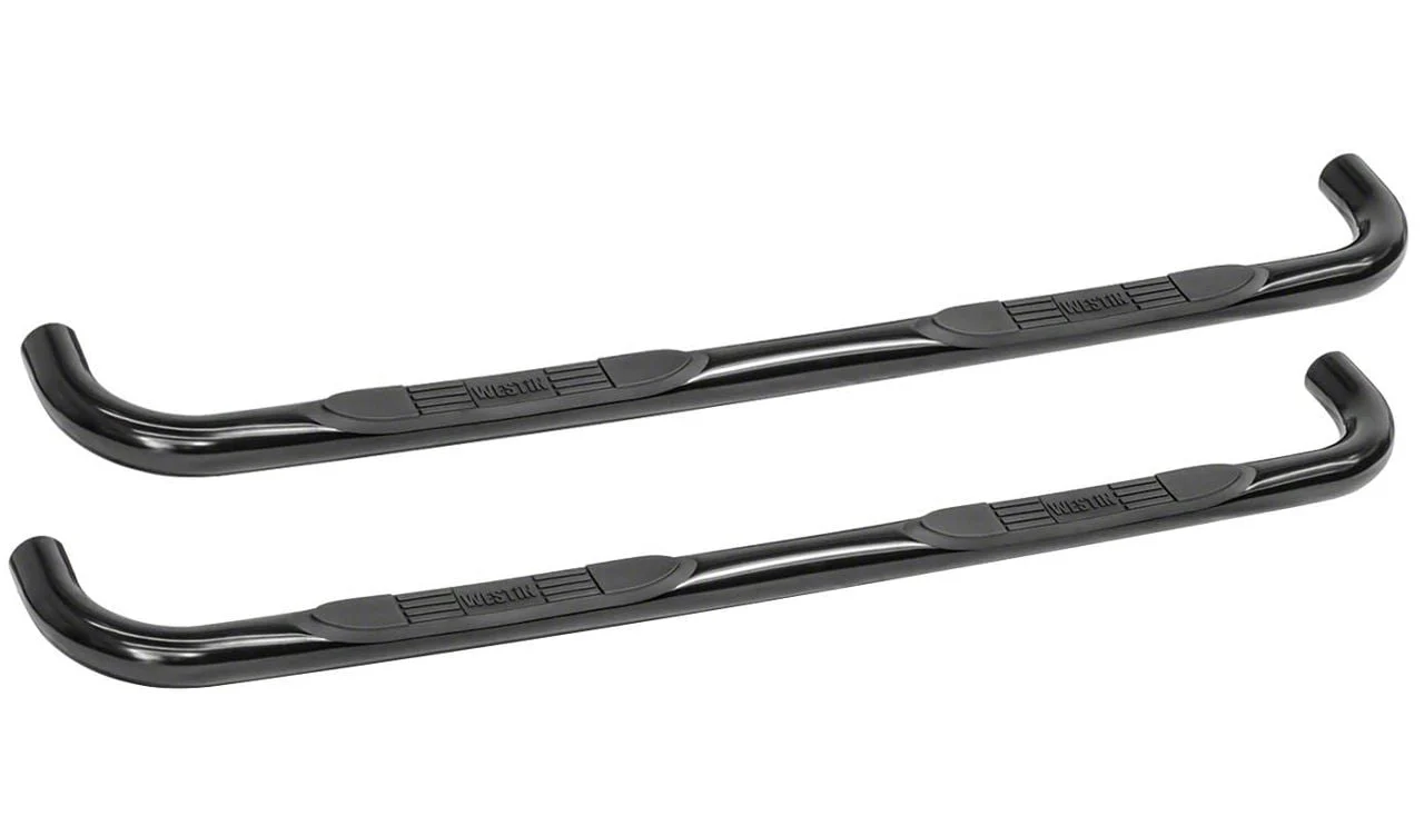 E-Series 3-Inch Nerf Side Step Bars; Black (04-08 F-150 SuperCrew)