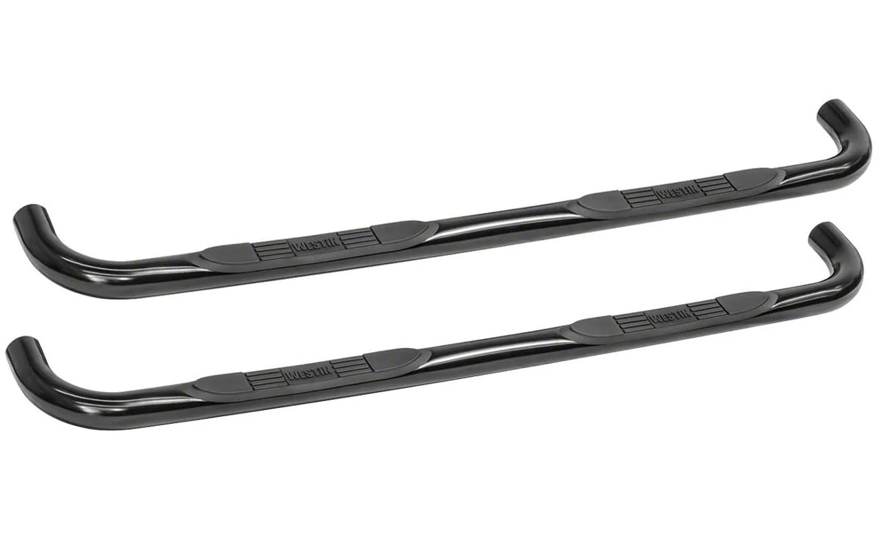E-Series 3-Inch Nerf Side Step Bars; Black (09-14 F-150 SuperCab)