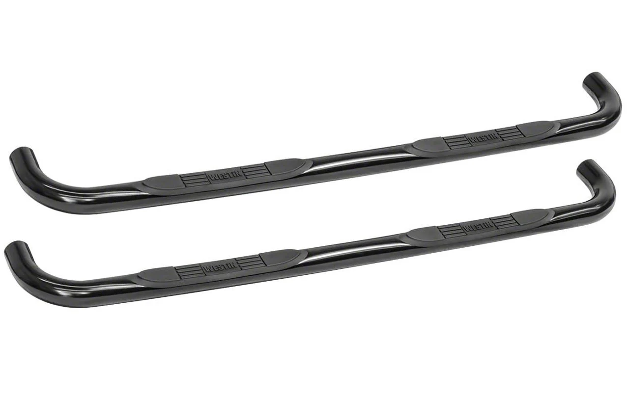 E-Series 3-Inch Nerf Side Step Bars; Black (09-14 F-150 SuperCrew)