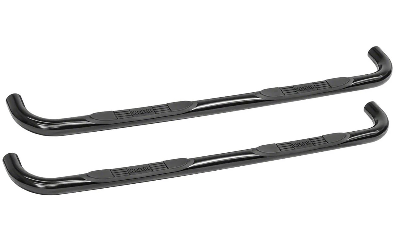 E-Series 3-Inch Nerf Side Step Bars; Black (15-26 F-150 SuperCab)