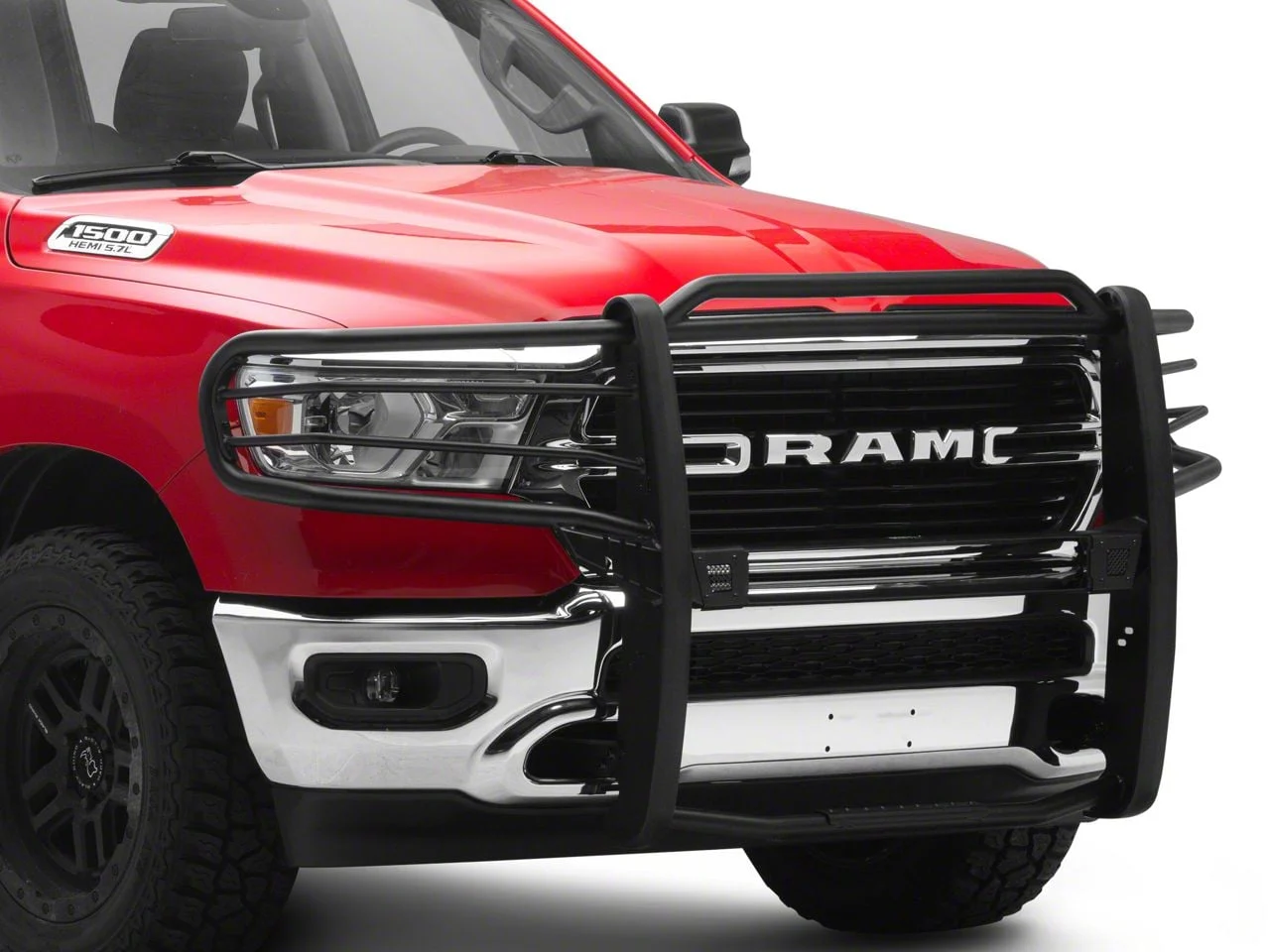 Westin Sportsman X Grille Guard; Textured Black (19-24 RAM 1500, Excluding EcoDiesel, Rebel & TRX)