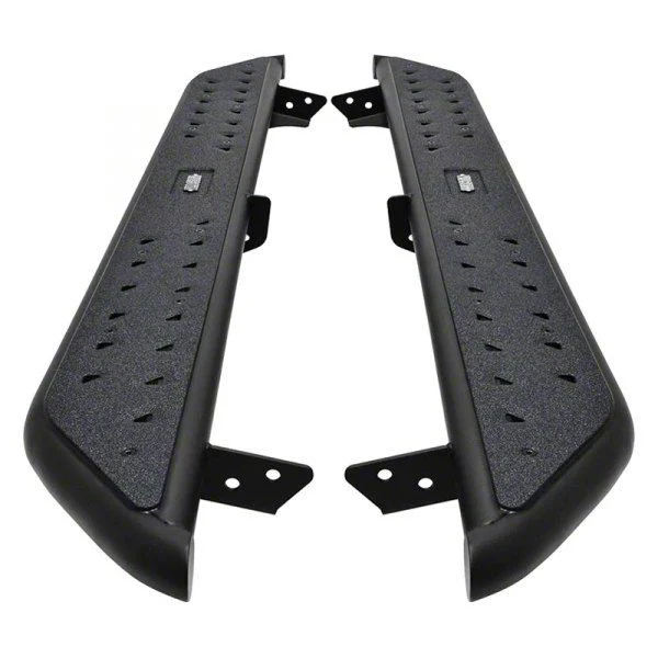 Westin Outlaw Nerf Side Step Bars; Textured Black (14-18 Sierra 1500 Crew Cab)