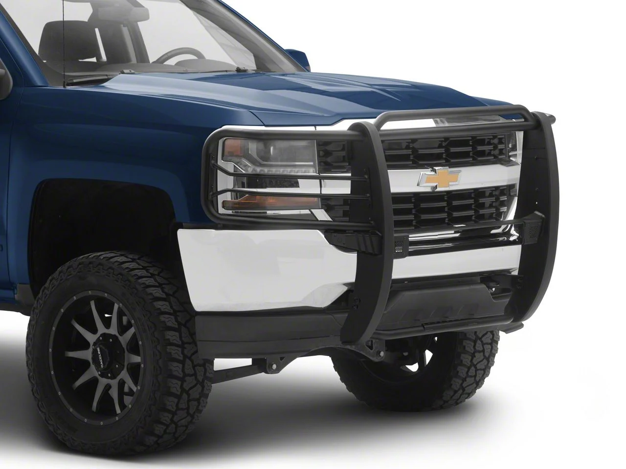 Westin Sportsman X Grille Guard; Textured Black (16-18 Silverado 1500)
