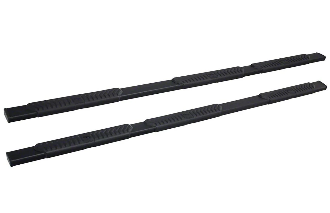 Westin R5 M-Series Wheel-to-Wheel Nerf Side Step Bars; Black (14-18 Silverado 1500 Crew Cab w/ 6.50-Foot Standard Box)