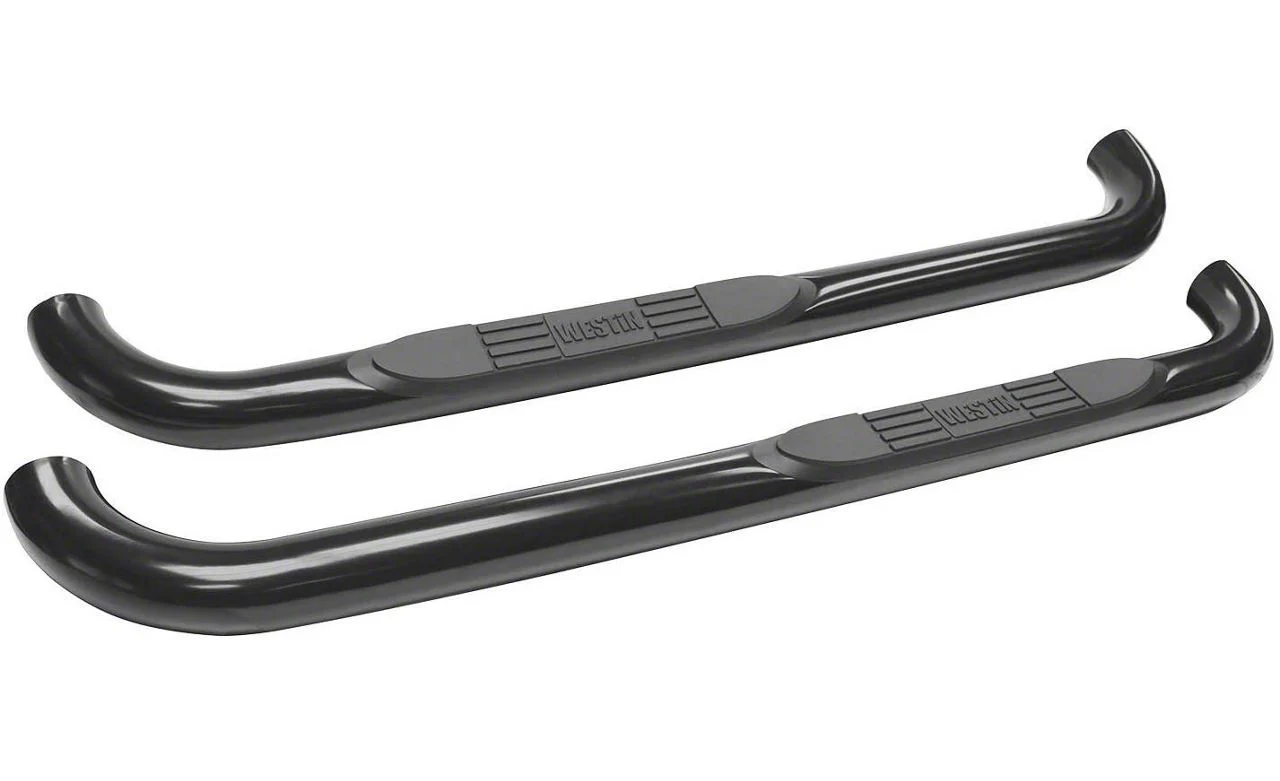 E-Series 3-Inch Nerf Side Step Bars; Black (11-16 F-250 Super Duty Regular Cab)