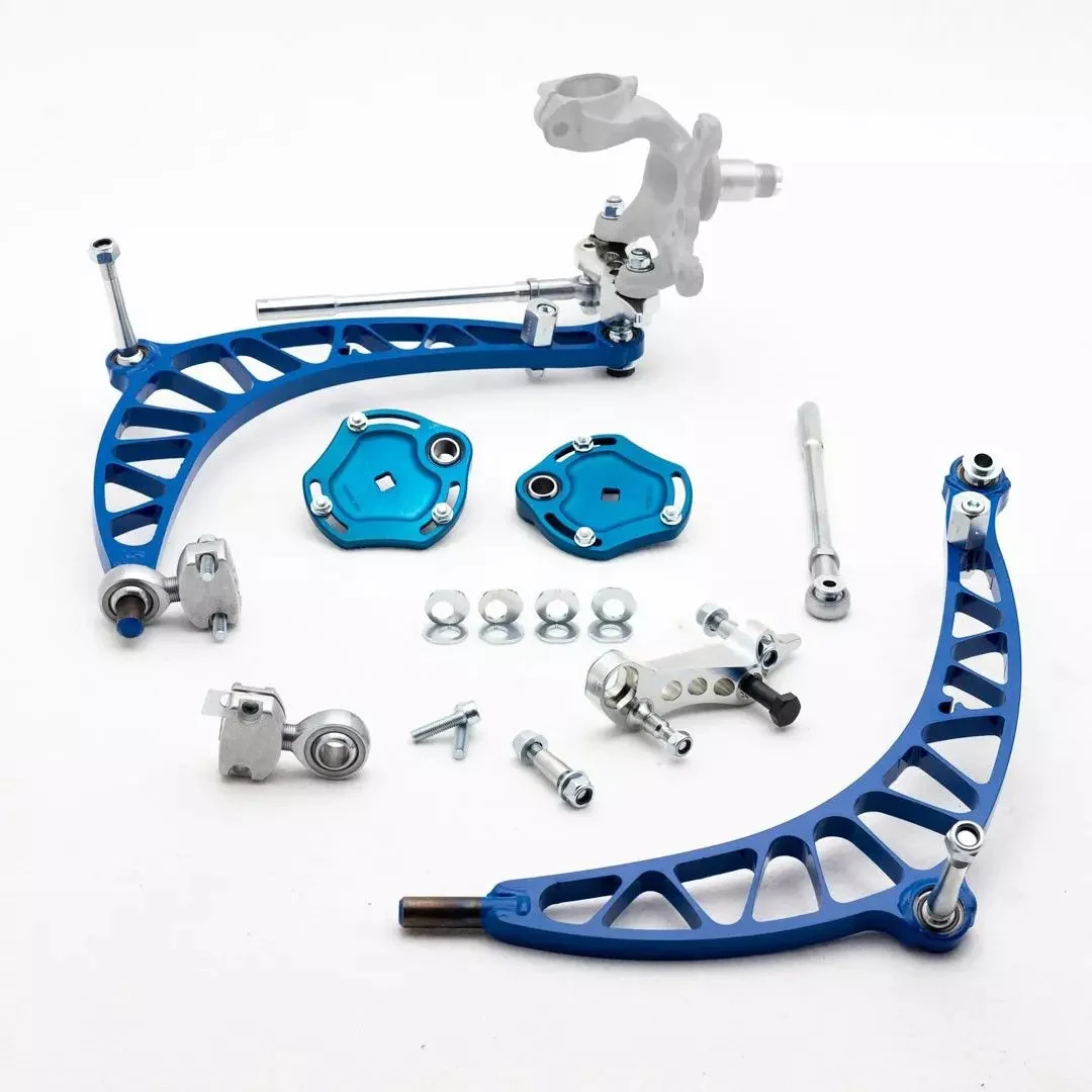 Wisefab BMW E46 E46M Front Long Trail Drift Angle Lock Kit V2