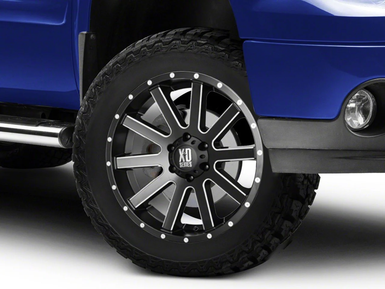 XD Heist Satin Black Milled 6-Lug Wheel; 20x10; -24mm Offset (07-13 Sierra 1500)
