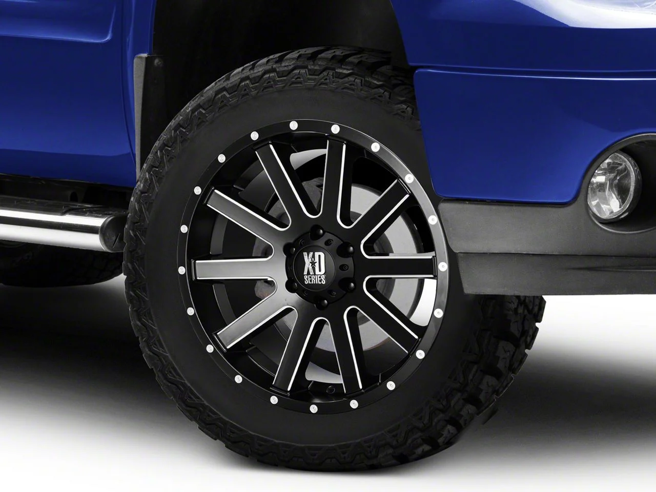 XD Heist Satin Black Milled 6-Lug Wheel; 20x9; 18mm Offset (07-13 Sierra 1500)