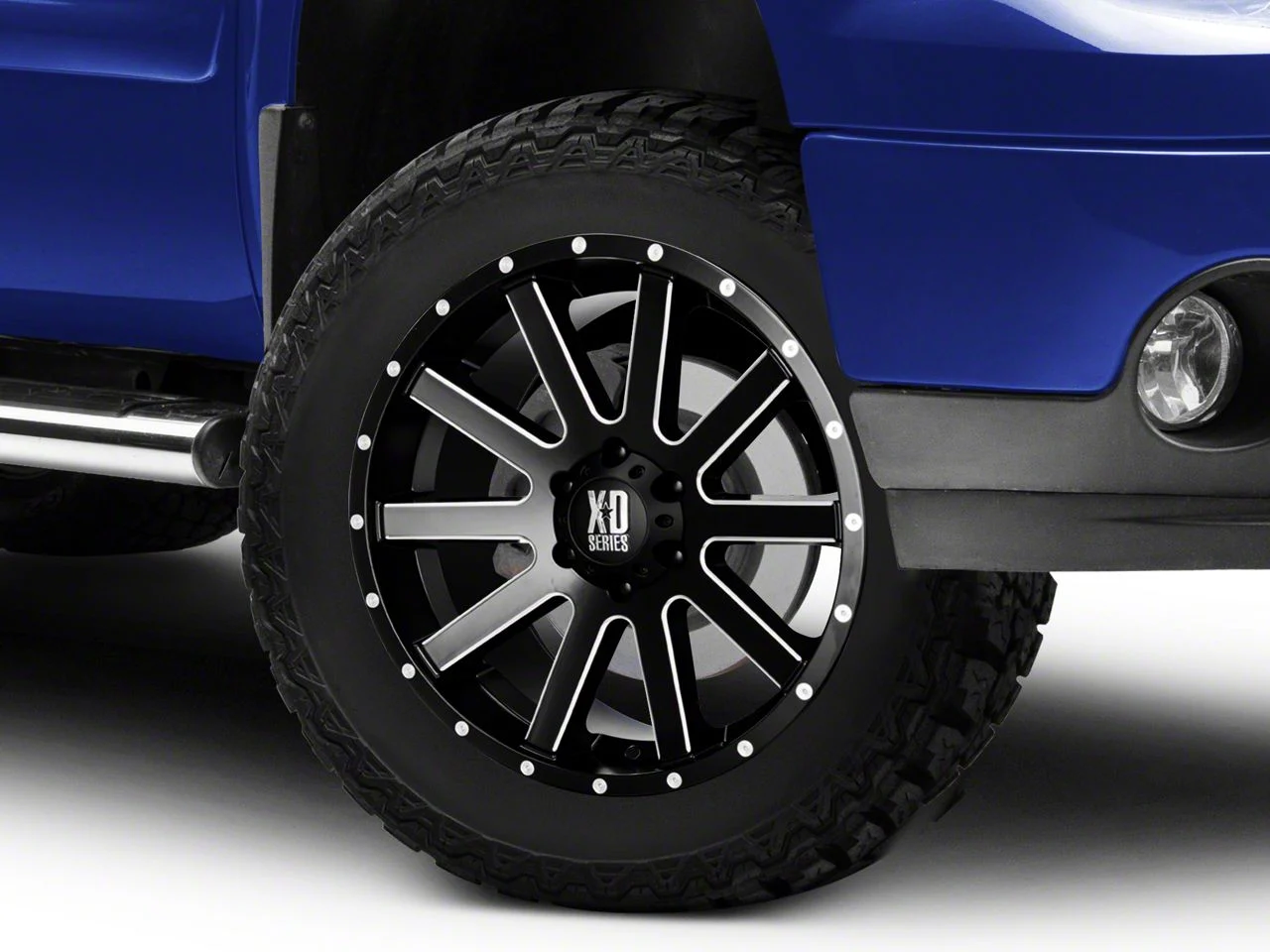 XD Heist Satin Black Milled 6-Lug Wheel; 20x9; 30mm Offset (07-13 Sierra 1500)