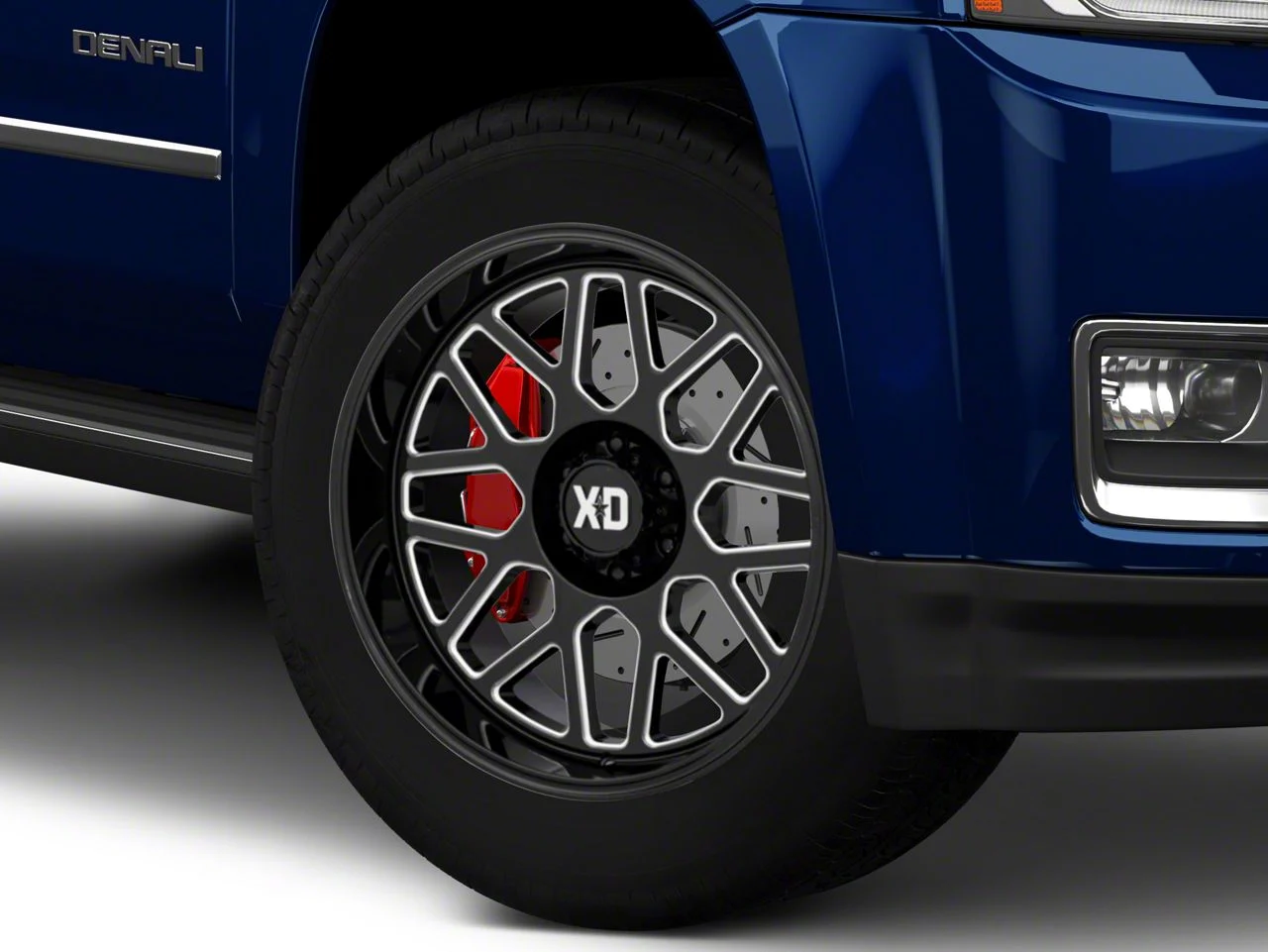 XD Grenade 2 Gloss Black Milled 6-Lug Wheel; 20x10; 12mm Offset (15-20 Yukon)