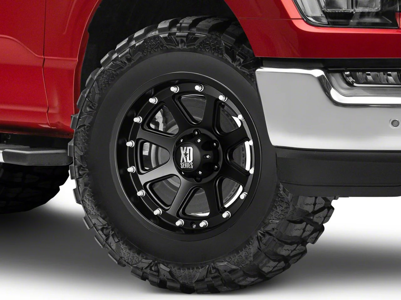 XD Addict Matte Black 6-Lug Wheel; 18x9; -12mm Offset (21-26 F-150)