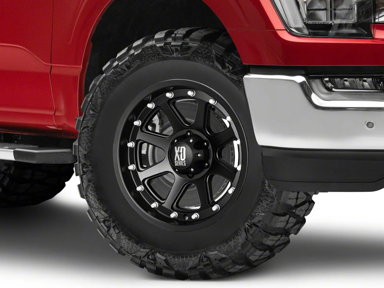 XD Addict Matte Black 6-Lug Wheel; 18x9; 18mm Offset (21-26 F-150)