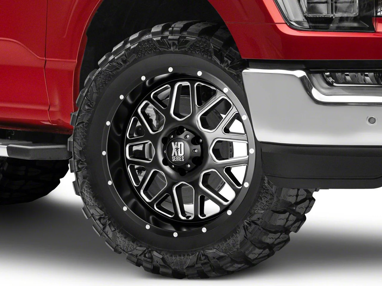 XD Grenade Satin Black Milled 6-Lug Wheel; 20x9; 0mm Offset (21-26 F-150)