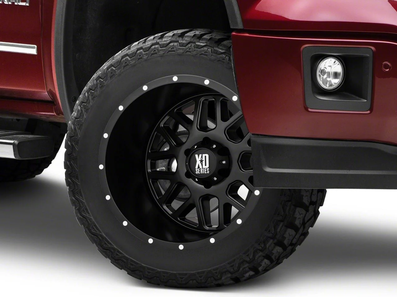 XD Grenade Satin Black 6-Lug Wheel; 20x12; -44mm Offset (14-18 Sierra 1500)