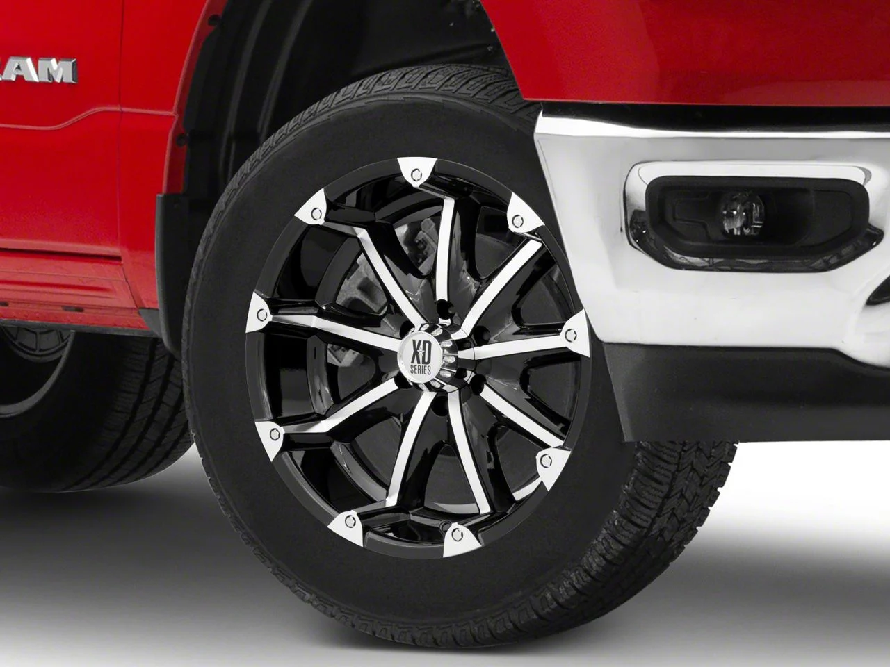 XD Badlands Gloss Black Machined 6-Lug Wheel; 20x9; -12mm Offset (19-26 RAM 1500)