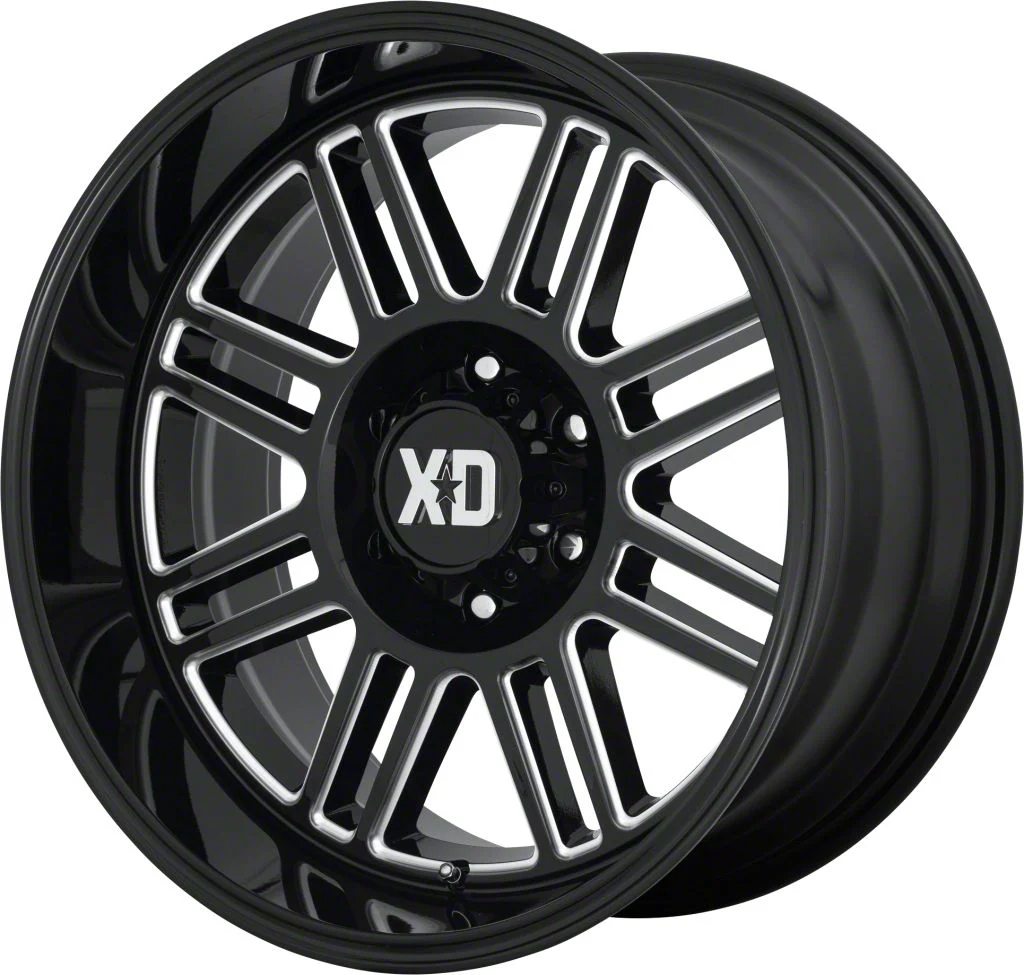 XD Cage Gloss Black Milled 6-Lug Wheel; 20x10; -18mm Offset (19-26 RAM 1500)