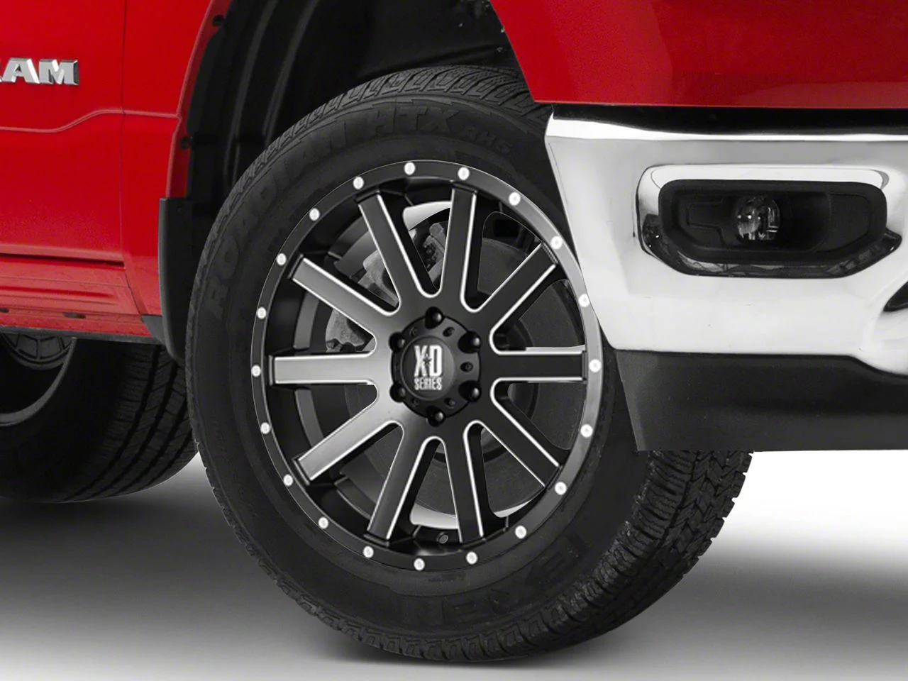 XD Heist Satin Black Milled 6-Lug Wheel; 20x10; -24mm Offset (19-26 RAM 1500)