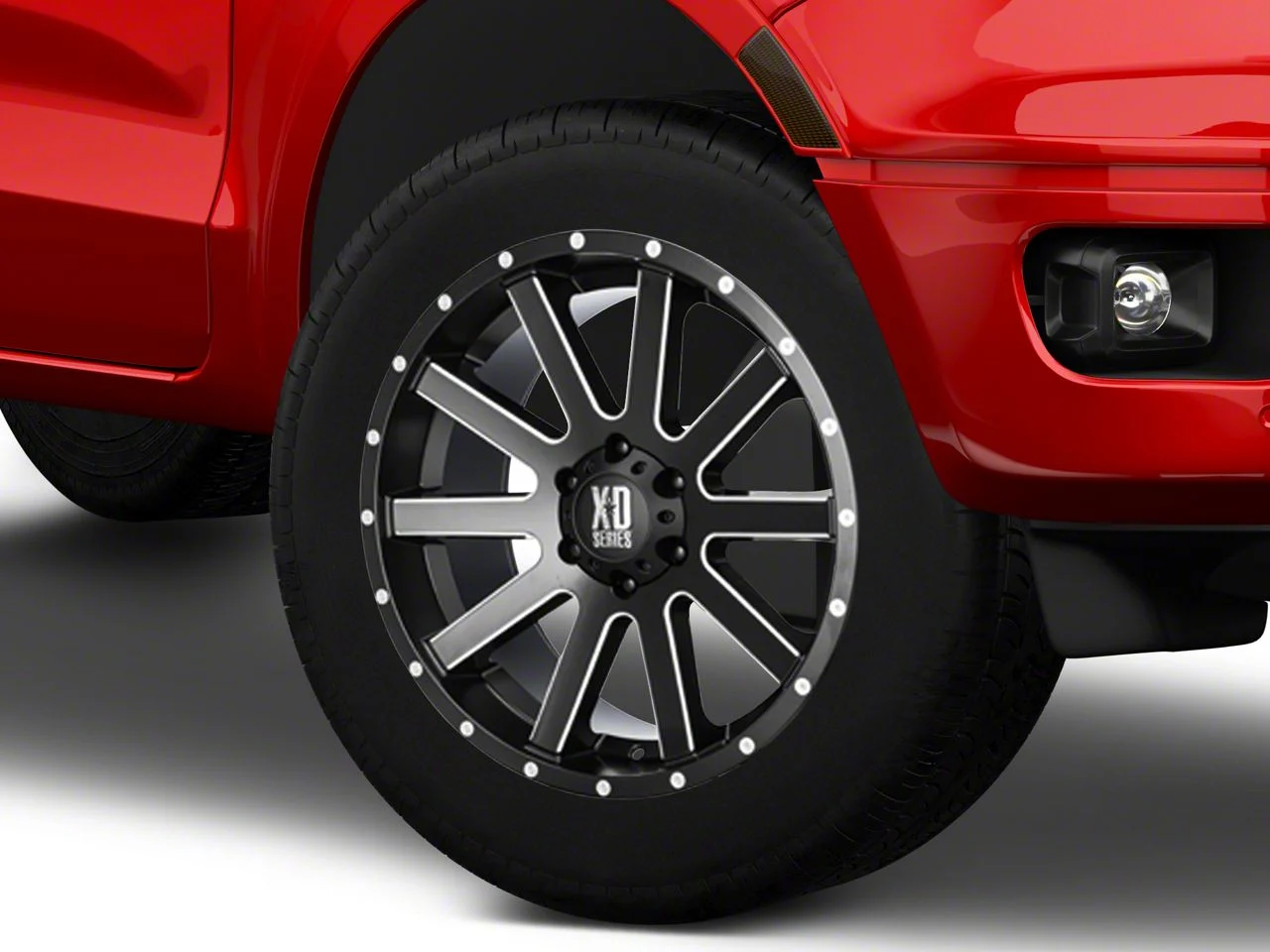 XD Heist Satin Black Milled 6-Lug Wheel; 20x10; -24mm Offset (19-23 Ranger)