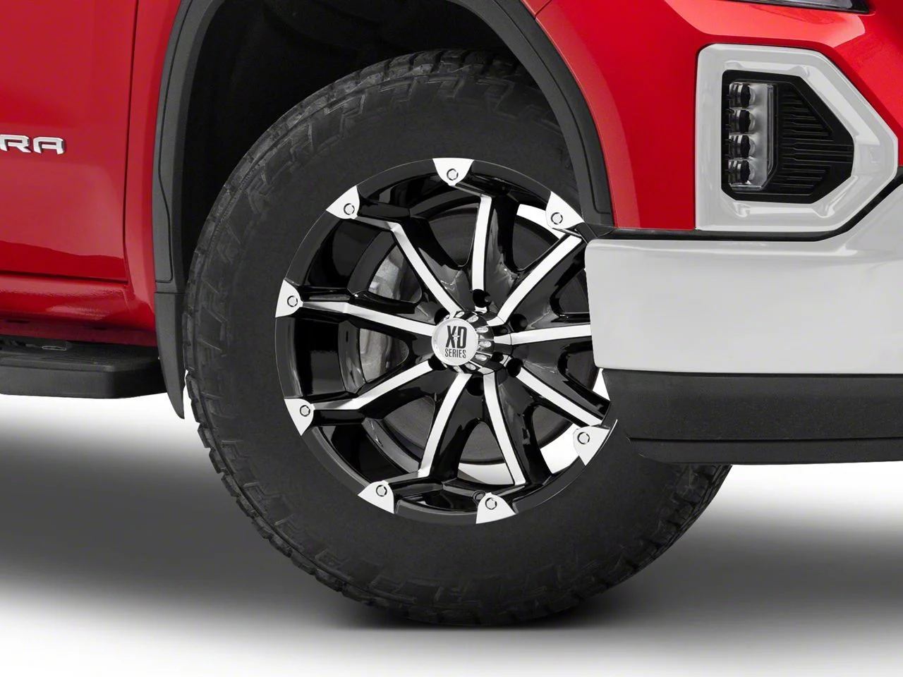 XD Badlands Gloss Black Machined 6-Lug Wheel; 20x9; 18mm Offset (19-26 Sierra 1500)