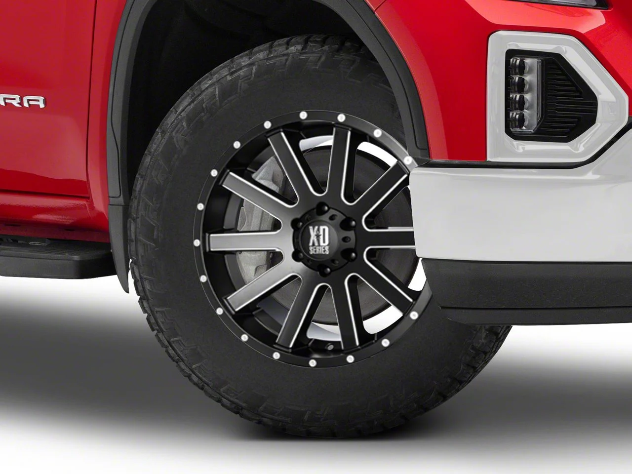 XD Heist Satin Black Milled 6-Lug Wheel; 20x10; -24mm Offset (19-26 Sierra 1500)