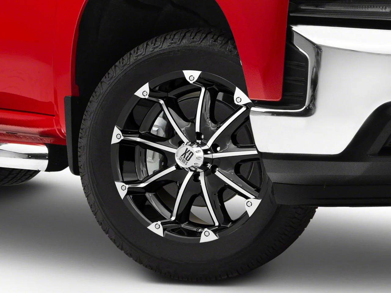 XD Badlands Gloss Black Machined 6-Lug Wheel; 20x9; 18mm Offset (19-26 Silverado 1500)