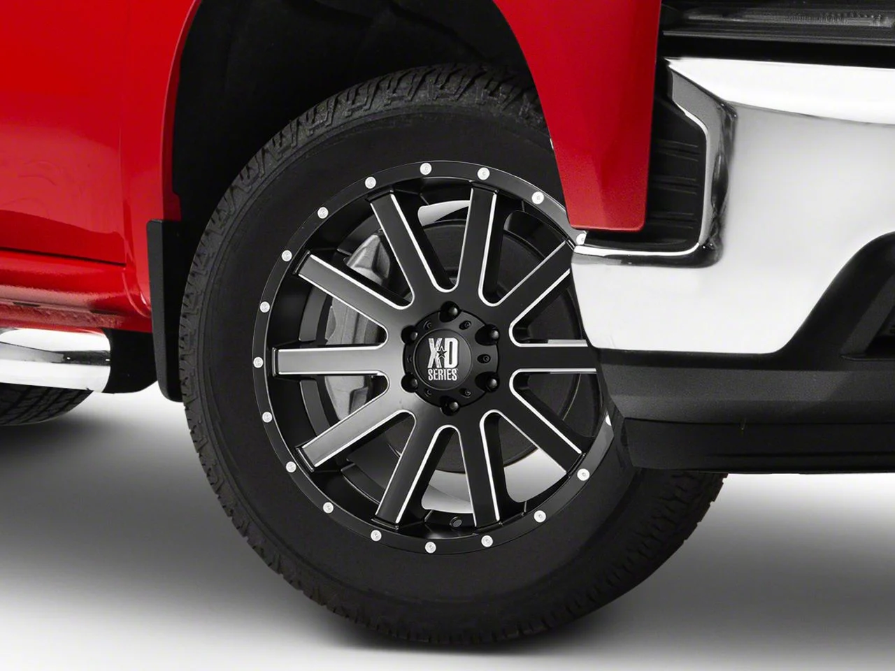 XD Heist Satin Black Milled 6-Lug Wheel; 20x9; 18mm Offset (19-26 Silverado 1500)