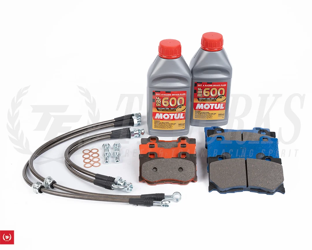 Nissan Z Brake Package: Motul RBF600 + Carbotech XP12 / XP10