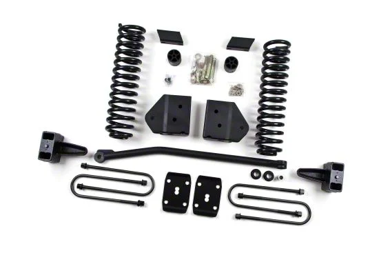 Zone Offroad 4-Inch Suspension Lift Kit with Nitro Shocks (11-16 4WD 6.7L Powerstroke F-350 Super Duty w/o Factory Overload Springs)